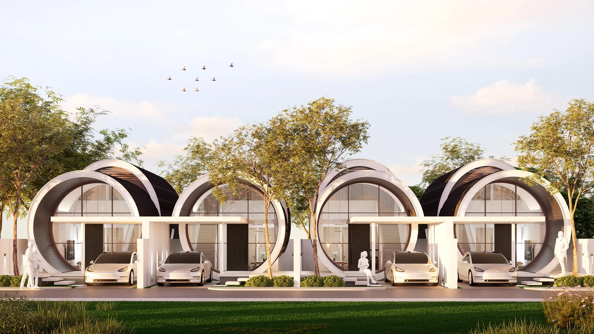 Curved House