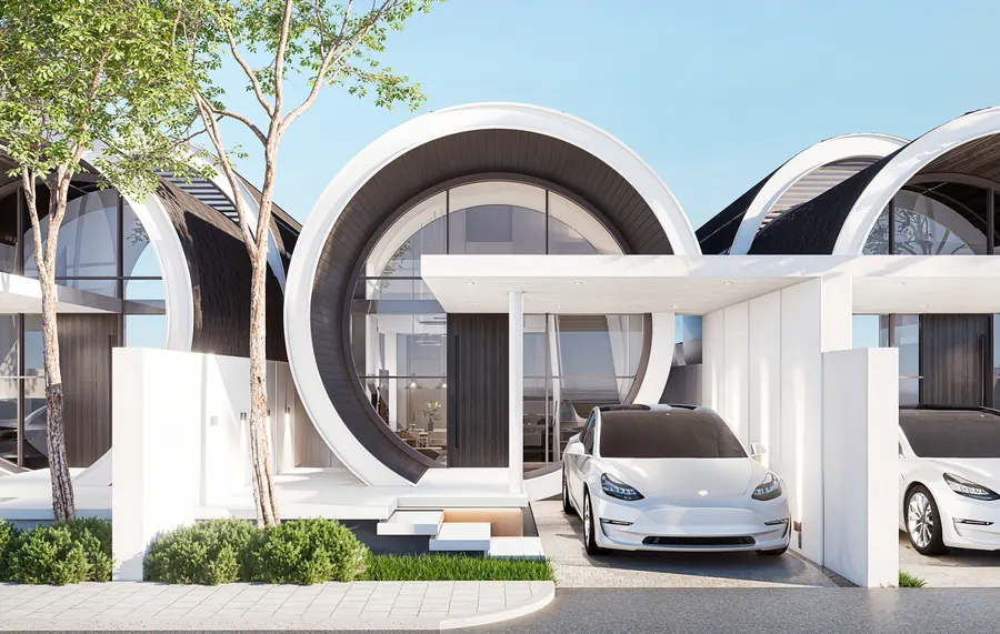 Curved House